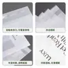 Bolsa de Papel Glassine, Bolsa de Empaque Auto-Sellante de Papel Encapsulado con Cera Sellada por Tres Lados para Ropa, Bolsa de Papel Sydney Blanca Translúcida