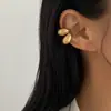 Abrazaderas de Oreja Abiertas Lisas en Forma de C Transfronterizas Europeas y Americanas, Color Mixto Apilables Versátiles Pinzas para Oreja sin Perforación Accesorios para Oreja Ins