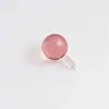 Nueva Cabeza de Joyería para Piercing de Hueso de Oreja con Rosca Externa Transparente de Acrílico, Compatible con Accesorios de Pendientes de Barra de Aleación de Titanio F136