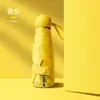 50% de descuento Paraguas, sombrilla, sombrilla con recubrimiento negro para protección solar, doble uso para sol y lluvia, paraguas de bolsillo plegable, compacto y portátil, personalizable