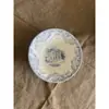 Venta al por mayor Cerámica Amarilla Vintage de Color Bajo Esmalte Excedente de Exportación Vajilla Estilo Británico Castillo Retro Plato de Postre para el Té de la Tarde Juego