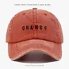 Gorra de Béisbol Estilo Nuevo Transfronteriza 2025 para Mujer, Adelgazante, Unisex Versátil para Exteriores Bordado de Letras Gorra Casual