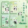 Cuaderno de espiral creativo con temática de panda, pequeño regalo de recompensa para estudiantes, minicuaderno portátil para uso en la oficina