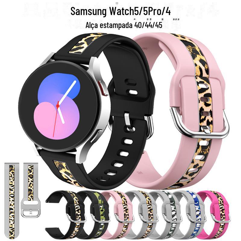 三星Watch5印花表带 active2印花表带 20mm印