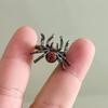 Anel de abertura Diablo Spider Ins Anel de dedo ajustável para dieta Design de nicho moderno e moderno Anel de luxo leve