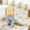 Taza de café, vaso para bebidas frías, vaso de agua de moda, taza de leche para uso doméstico, vaso para bebidas popular, vaso para jugo, vaso de vidrio