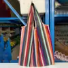 Bolsa de compras casual de moda para niñas transfronteriza, bolso de mano de nailon, bolsa de almacenamiento para mercado de alimentos de supermercado, puede ser al por mayor
