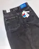 JeansJnco Y2K Personalizado para E-commerce Transfronteiriço, Modelo Largo com Bordado Vintage, Estilo Streetwear Hip-Hop, Calça Masculina de Perna Larga Harajuku
