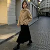 Estilo europeo y americano, talla grande, corte holgado, cárdigan de punto con cremallera para mujer, nueva colección otoño/invierno, grueso y suave, abrigo suéter casual