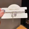 Pulsera de Concha de Estrella de Mar Perla Plateada Rota Diseño de Nicho Pulsera de Gama Alta Moda Versátil Joyería Personalizada para Mujeres Venta al por Mayor