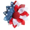 Guirlanda Dia da Independência Americana Atacado Transfronteiriço Nova Coroa de Flores Artificiais Pendurada na Porta Decoração de Festa ao Ar Livre no Pátio Pendurada