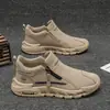 Botas de nieve de venta caliente transfronterizas de algodón individual mismo estilo para hombre con felpa cálida zapatos de algodón nuevo invierno slip-on zapatos de papá