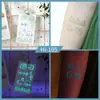 Ruikalong Novo Azul Luminoso Tatuagem Adesivo Deve Ajudar Borboleta À Prova D' Água Festival de Música Boate Sílaba Elétrica Atacado