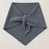 Bufanda triangular de punto de cachemira y lana de color liso superventas transfronteriza para mujer, protector de cuello cálido para otoño e invierno, pañuelo pequeño versátil