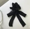 Elástico de Cabelo Scrunchie de Renda Estilo Coreano com Laço e Fita Estilo Ins, Corda de Cabelo Doce e Feminina para Rabos de Cavalo