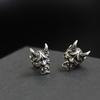 Pendientes de calavera vintage retro prajna, pendientes góticos punk transfronterizos de AliExpress, venta al por mayor de fábrica.