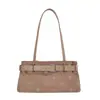 La popular bolsa cuadrada pequeña fresca de mano para mujer de este año, nuevo estilo otoño 2026, bolso de hombro único con textura de lunares, bolso para el hombro para el trabajo