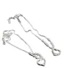 Pulsera de Plata de Ley S925 con Forma de Corazón Dulce Ounihan para Niñas, Diseño de Nicho Estilo Ins, Joyería Versátil con Cuentas Redondas en Forma de Corazón