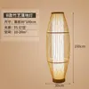 Lámpara de Atmósfera LED para Sala de Estar Estilo Wabi-Sabi, Iluminación para Sala de Té con Arte de Bambú de Casa de Huéspedes Estilo Chino, Lámpara de Pie para Lectura junto a la Cama