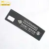 Adecuado para 25 Modelos Geely Boyue L Manija del Portón Trasero Calcomanía de Advertencia Panel de Acero Inoxidable Accesorios Decorativos Suministros Automotrices