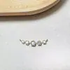 Accesorios para Joyería DIY Chapado en Cobre Oro K Circonita Microincrustada Alas Hoja Hoja Pluma Colgante Pendientes Pendientes Colgante