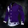 Nova camisa masculina de moda plus size com estampa digital, disponível exclusivamente nos sites independentes AliExpress e Amazon europeus e americanos