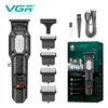 Vgr900B Cortapelos Eléctrico Transfronterizo Carga USB Pantalla Digital Grabado Recortador de Cabello para Hombre Cortapelos Especial para Grabado