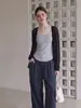 Chaqueta cárdigan protectora solar de seda de hielo negra para mujer, estilo fino de verano 2026 nuevo modelo, combinada con un top tipo camisola, se puede usar como chal o top para aire acondicionado