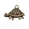 27X19Mm 1.9g Multicolor Retro DIY Aleación Accesorios Animal Marino Tortuga Colgante