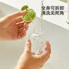 Botella Multifuncional Presionable para Control de Aceite con Boquilla de Acero Inoxidable, Botella de Vidrio para Condimentos, Gadget de Aceite para Ensaladas, Botella de Condimentos para Cocina del Hogar