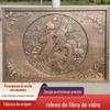 Interior: FRP imitação, relevo de cobre, personalizado histórico e cultural, decoração de parede, forjado imitação de cobre escultura de relevo de cobre