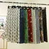 Saia Longa de Algodão Floral para Verão Feminina, Cintura Alta Elástica, Modelo Evasê, Tamanho Plus Size Solta, Comprimento Nove Pontos