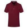 Camisa de trabajo Solona de algodón de fibra larga, color sólido, cuello redondo, manga corta, personalizada, con logotipo impreso DIY, 2024