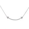 Cadena de suéter con cara sonriente de diamante de moda simple de plata esterlina s925, cadena de cuello de clavícula roja de red con sensación de diseño europeo y americano, venta al por mayor
