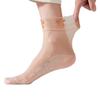 Medias de Encaje de Trébol de Cuatro Hojas para Mujer, Calcetines Cortos de Seda Hilada en el Núcleo, Ultra Delgadas de Verano, Color Piel, Par de Calcetines con Encaje Suelto y Transparentes