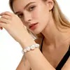 Estilo Nuevo de Nicho de Comercio Exterior Transfronterizo, Conjunto de Pulsera y Collar de Perlas Grandes de Imitación, Conjunto de Lujo Ligero de Gama Alta