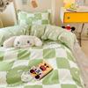 Kit de Cama para Dormitório de Algodão Cartoon Amigo da Pele Novo Super 2025 Lightning Warehouse