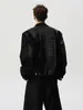 Chaqueta de alta gama, elegante, con estampado de serpiente para hombres y mujeres, colección de otoño, marca de moda, diseño de remaches, prenda exterior de retazos, corte holgado, top deportivo