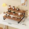 Estante de Almacenamiento para Cosméticos, Organizador de Productos para el Cuidado de la Piel de Escritorio, Estante de Almacenamiento Multifuncional de Múltiples Niveles para Labiales, Sombras de Ojos y Perfumes para el Hogar