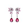 Pendientes de pez dorado de circonita de belleza elegante y brillante más vendidos de Taobao versión coreana pendientes de boda para novia fabricantes de joyería para niñas al por mayor