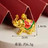 Accesorios para Joyería de Moda DIY Animales Lindos Dulces Esmalte Personalizado Lipstick Conejo Fénix Tendencia Nacional Estilo Ins Versátil