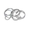 Anillos Apilables de Cadena Europea y Americana de Acero Inoxidable Anillos para Dedos de Nicho Ins Joyería de Mano de Acero de Titanio Anillos Nuevos Transfronterizos