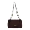 Bolso Grande de Ante Retro 2025 Nuevo Moda Otoño/Invierno Bolso de Hombro con Cadena Bolso Tote Versátil para el Trabajo