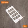 Cubierta Rectangular de Aleación de Aluminio Transpirable Armario Ropero Zapatero Malla Transpirable Gabinete de Gas Ventilación Disipación de Calor Cubierta con Orificios Transpirables
