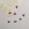 Cuentas de acrílico con acabado lechoso de flor de lirio del valle con agujero recto al por mayor, materiales y accesorios para cadenas de teléfono y llaveros DIY