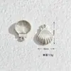 Pingente de Concha de Liga DIY Estilo Oceano Charme de Concha Brinco Colar Pulseira Artesanais Acessórios de Joia Venda por Atacado