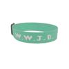 WWJD/WWJD pulsera de muñeca con estampado jacquard de letras, pulsera de muñeca deportiva unisex, correa de mano