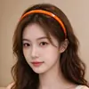 Presilhas de cabelo coloridas para sair, faixas de cabelo para estilizar, faixas de cabeça lisas para lavar o rosto, faixas de cabelo da moda com aba larga, faixas de cabelo antiderrapantes, acessórios de cabelo