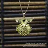 Collar de moda con alas de ángel, caja mágica, explosiones, collar de cuentas musicales, collar de cuentas de campana de bola mexicana, interior de 18 mm