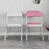 Cadeira dobrável para casa, cadeira de jantar, banquinho para quarto de aluguel, dormitório, estudante universitário, assento confortável para longas permanências, encosto, cadeira portátil